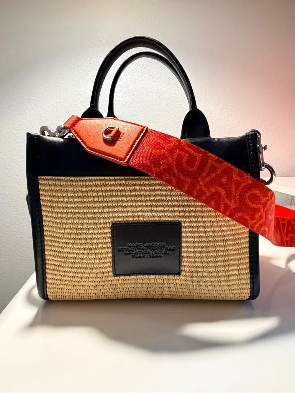 Marc Jacobs structured straw